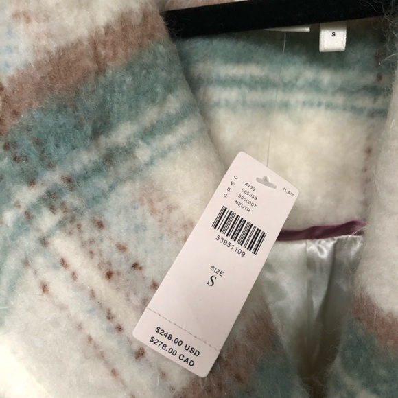 Anthropologie Plaid Coat (Brand new with tags) - Picture 5 of 6